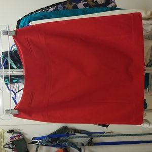 Red Express Pencil Skirt